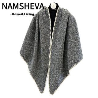 Namsheva Tam Giác Poncho Cape, Màu Trơn Pashmina Stoles Cardigan Bọc Khăn Choàng, Vintage Cổ Ấm Chăn Kẻ Sọc Khăn Dài Ngoài Trời