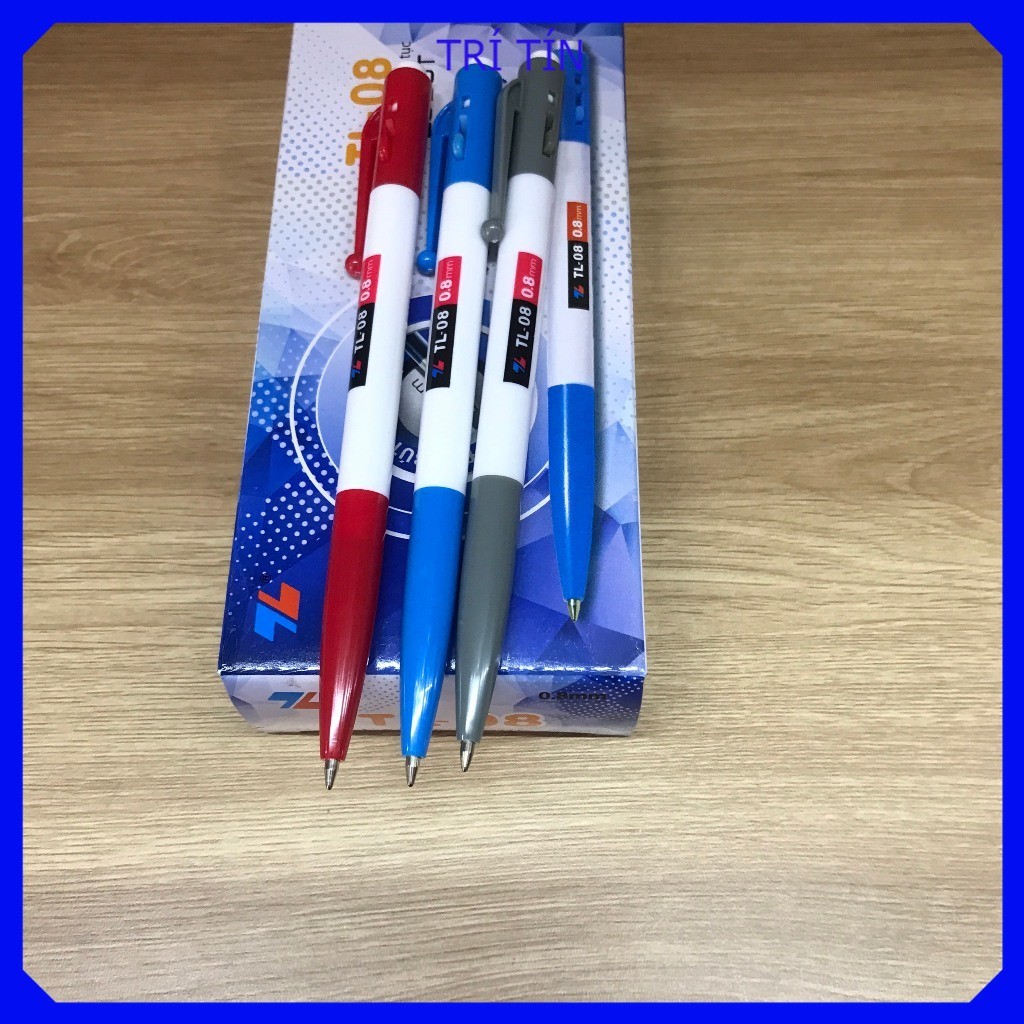 10cây Bút bi Thiên Long TL-08ngòi 0.5mm