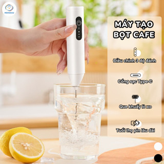 Máy đánh trứng, đánh bọt cà phê thế hệ thứ hai hoàn toàn mới, động cơ hoàn toàn mới, bền, có thể sạc lại