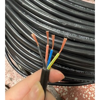(5 mét) Dây Điện 4lõi 0.3 0.5 0.75 dây lõi đồng nguyên chất 4x0.3 4x0.5 4x0.75