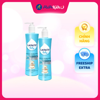 Combo 2 sữa tắm & gội 2in1 cho bé Lactacyd Gentle Care hương dịu nhẹ 500 ml (mọi độ tuổi)