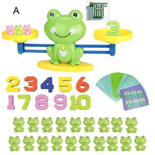  Hộp màu _ Ếch cân bằng toán học phát triển tư duy toán học cho bé Học toán cơ bản cho bé bằng ếch cân bằng - HTHSHOP 