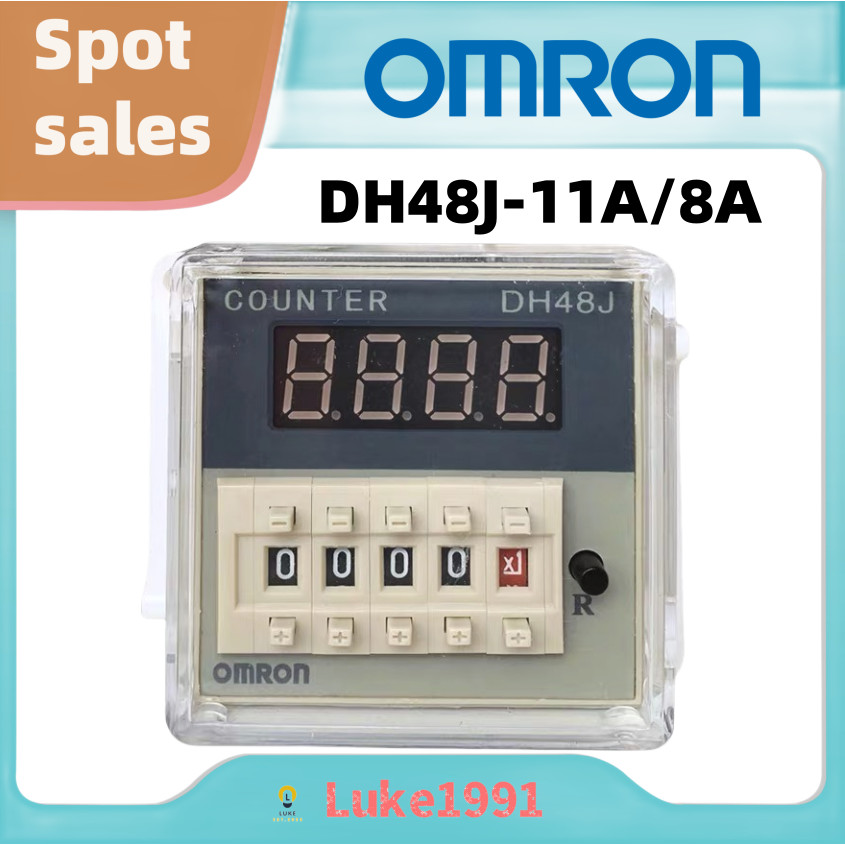 DH48J-11A-8 Màn hình điện tử Omron kỹ thuật số Rơle bộ đếm được tích lũy thông minh có bộ nhớ Mla12