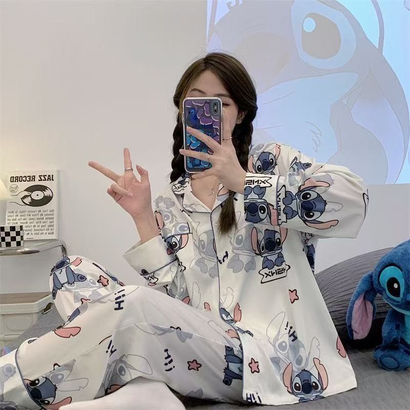 Hàng tồn kho: Đồ ngủ Piyama wanita, đồ mặc nhà mùa hè dành cho nữ, bộ đồ thường ngày, nút mở hoạt hì