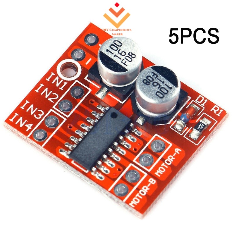 5 Chiếc MX1508 1.5A Mini Hai Kênh Động Cơ Mô Đun Điều Khiển Động Cơ Tốc Độ Tốc Độ Tốc Độ Tốc Độ Kép 