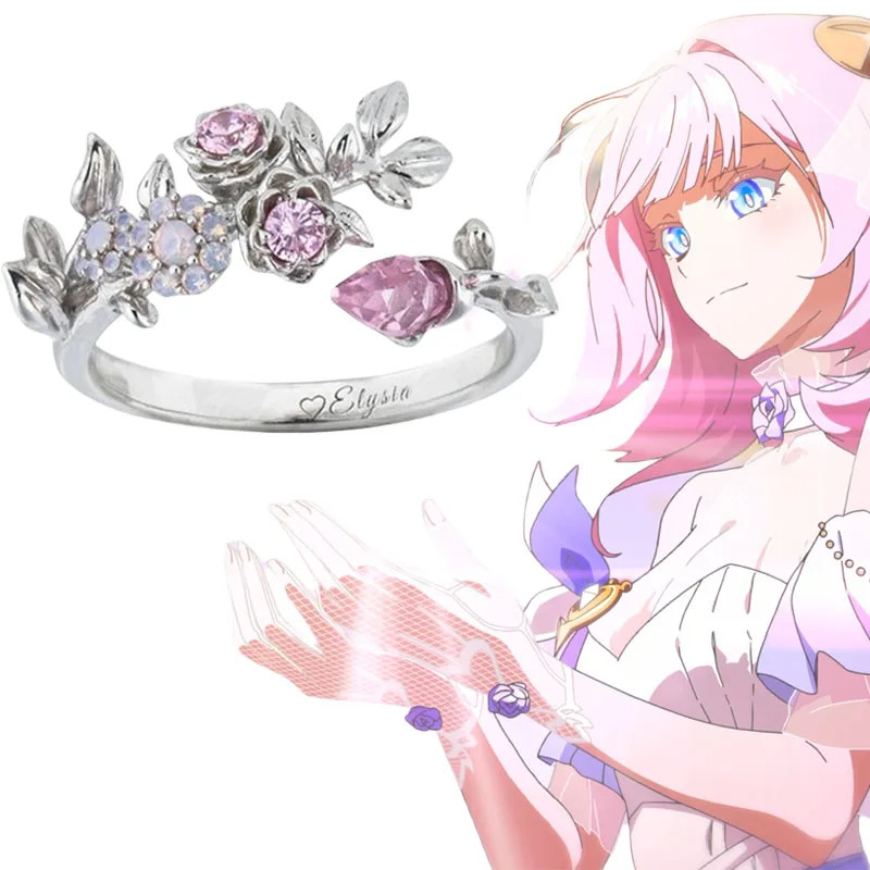 Trò Chơi Honkai Impact 3 Elysia Cosplay Vòng Hợp Kim Mở Có Thể Điều Chỉnh Nữ Trang Sức Phụ Kiện Chốn