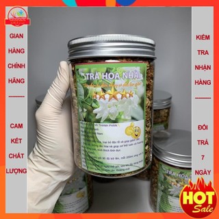Trà hoa nhài, hoa nhài sấy lạnh hộp 100g, giảm cân, thanh nhiệt, an thần, thanh nhiệt, đẹp da