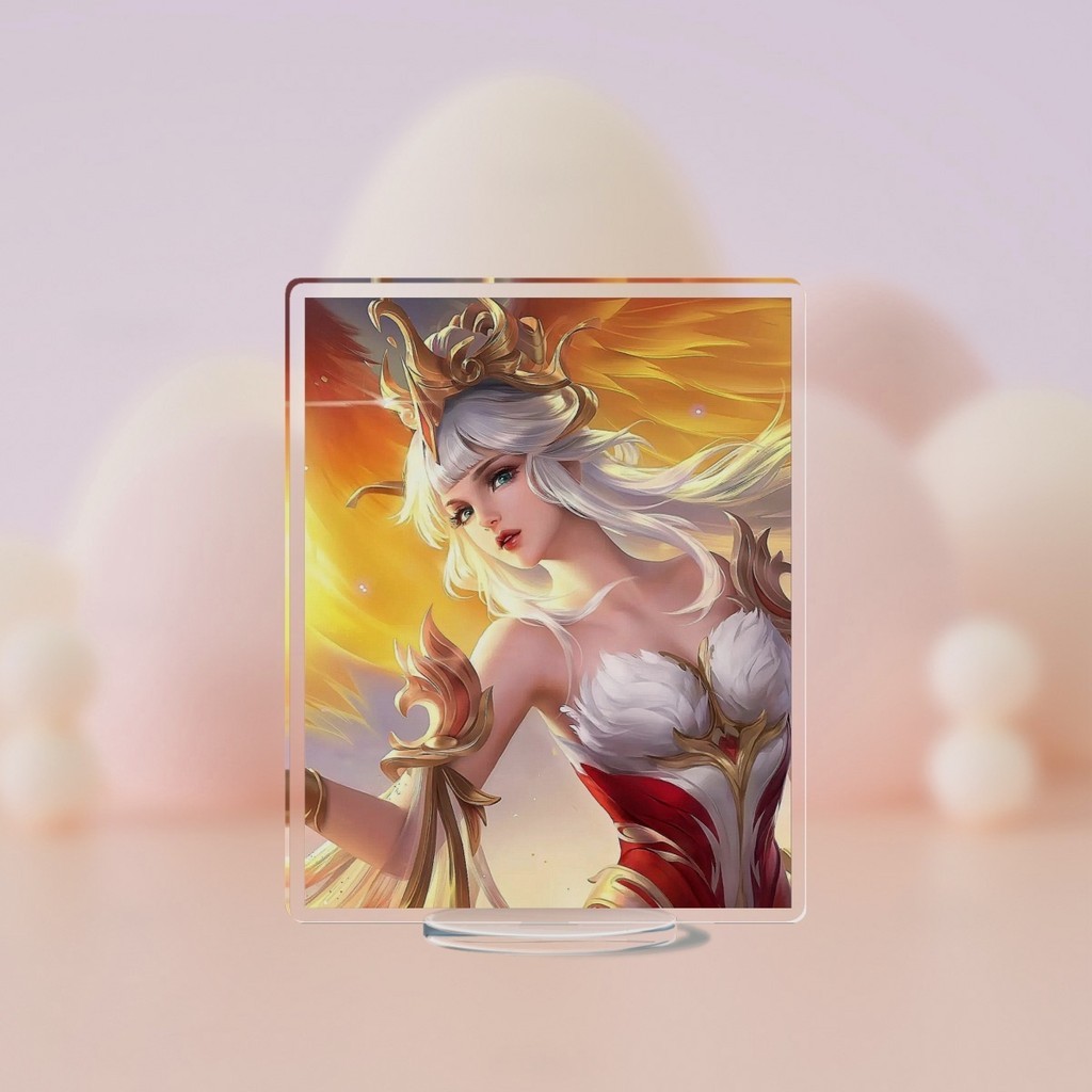 Móc Khoá, Mô Hình Standee Honor of Kings Trang Trí Bàn Học, Làm Việc