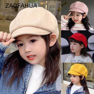 Mũ nồi trẻ em ZAOFAHUA, Mũ nồi mềm mại ấm áp cho bé, Mũ len nhiều màu Mũ họa sĩ dễ thương Bé trai Bé gái