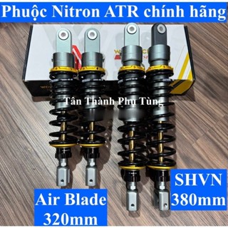 Phuộc Nitron ATR chính hãng: Air Blade AB 320mm, SH VN 380mm, BH 6 tháng