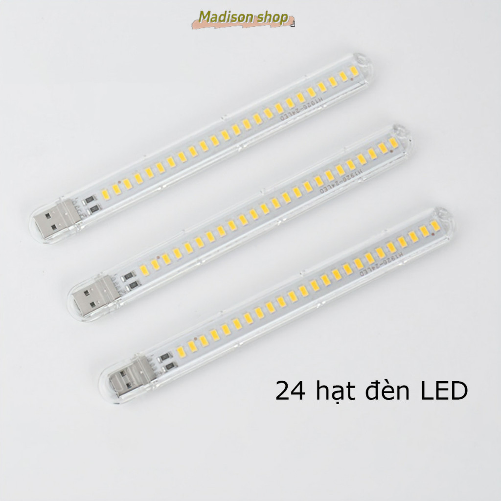 Đèn Led USB siêu sáng dùng sạc dự phòng sạc điện thoại đèn phượt đèn usb MADIS