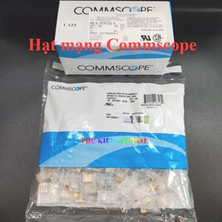 Hạt mạng Commscope rj45 AMP CAT5e CAT6 hộp 100 hạt Chính Hãng