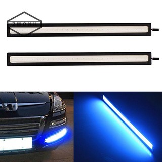 Zmonh Xanh Siêu Sáng Ô Tô COB Đèn LED DRL Sương Mù Lái Xe Chống Nước DC 12V 17CM * Mới