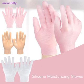 Meuctiffy 1 Đôi Tất Chăm Sóc Tay Găng Tay Gel Silicon Dưỡng Ẩm Chăm Sóc Da Tay Bảo Vệ Tay Chống Nứt Spa Sử Dụng Tại Nhà VM