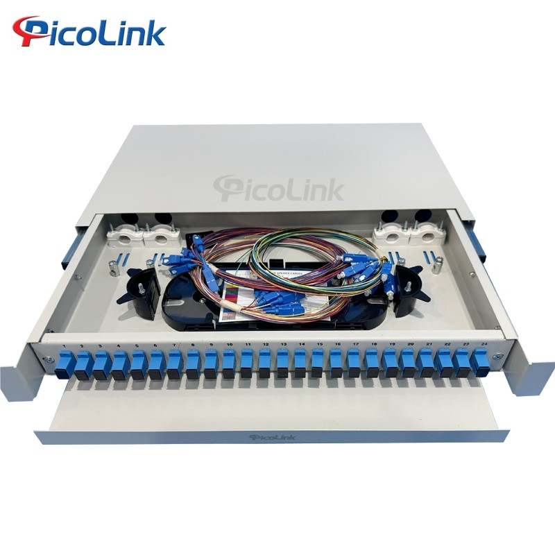 Hộp phối quang ODF 12FO khay trượt lắp rack