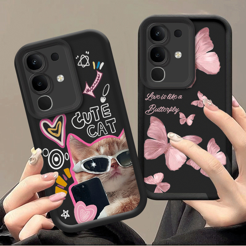 Dành Cho Vivo Y04 Y29 4G Ốp Lưng Silicon Mềm TPU Chống Sốc Họa Tiết Hoạt Hình Ốp Lưng Vỏ Điện Thoại 