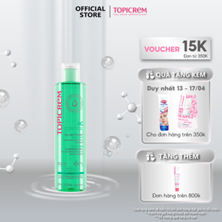 Gel rửa mặt không chứa xà phòng TOPICREM AC CONTROL PURIFYING CLEANSING GEL 200ml