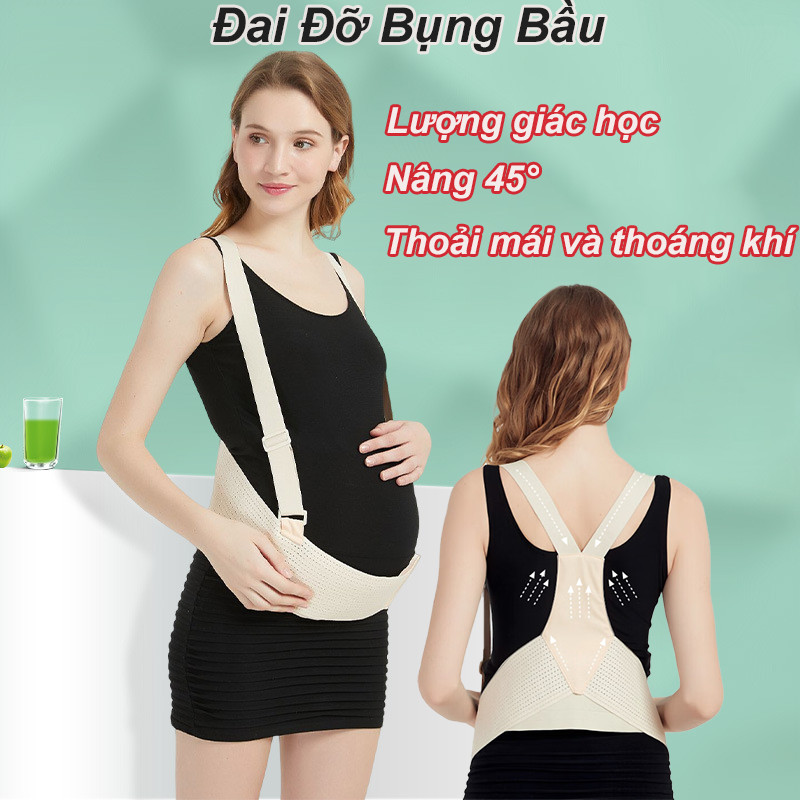 Đai Đỡ Bụng Bầu Đai Nâng Đỡ Bụng Bầu Co Giãn Giảm Đau Lưng, Chống Rạn Bụng, Giúp Mẹ Bầu Cảm Thấy Thư Giãn Thoải Mái