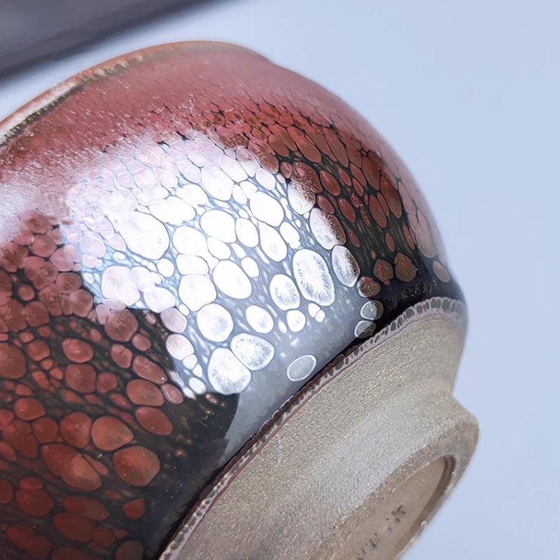 Cốc trà nhỏ đường kính nhỏ hình giọt dầu Jian Zhan, cốc thủ công Jian Kiln cao cấp retro, cốc Kung F