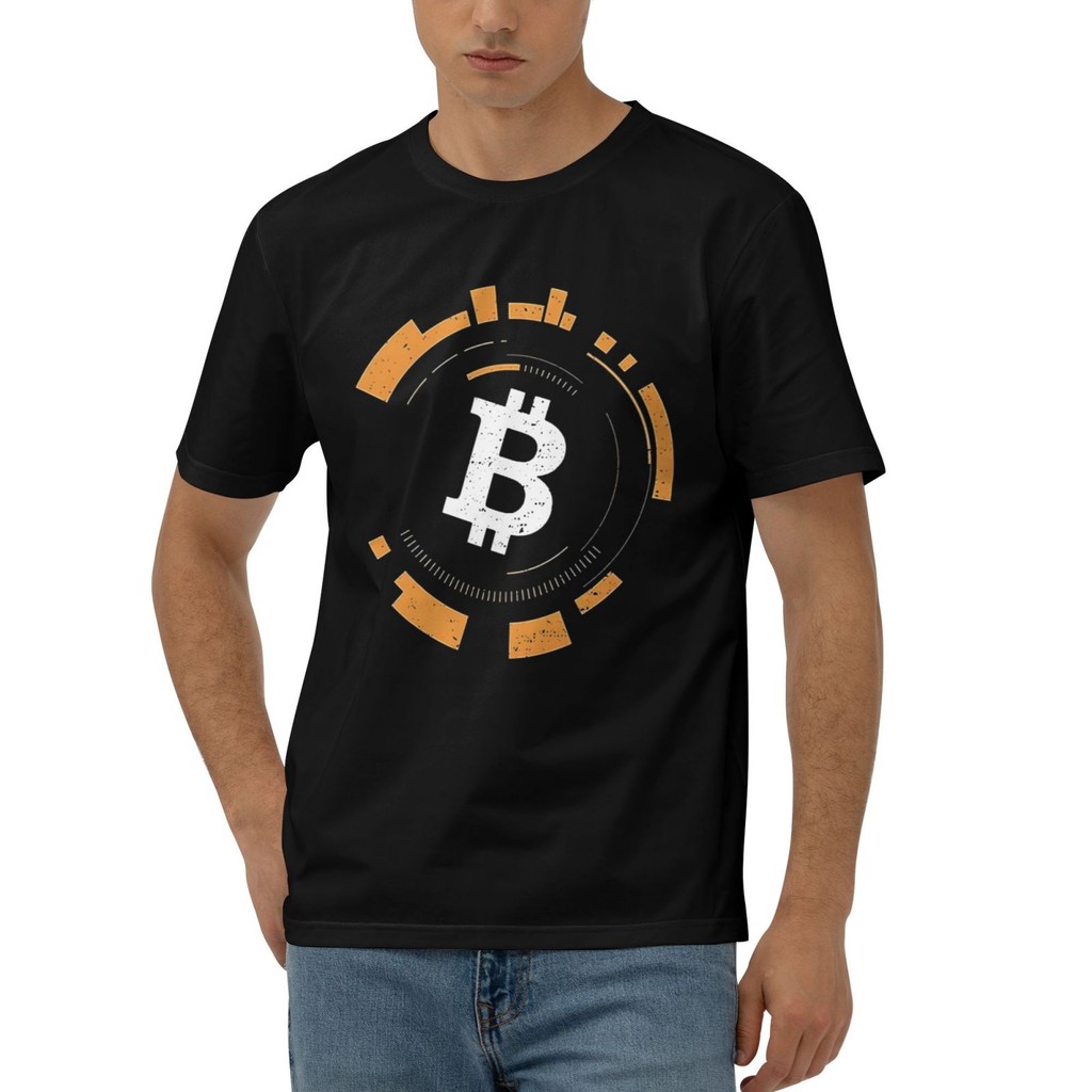 Bán áo thun punkbitcoin và dogecoin cổ phiếu, chất liệu cotton