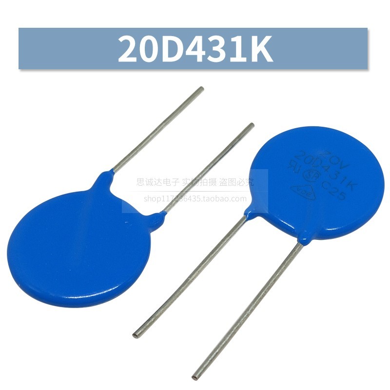 Điện trở khai thác điện áp 20D 680 / 101 / 241 / 330 / 391 / 471 / 511 / 561 / 621 / 681 / 102K Điện