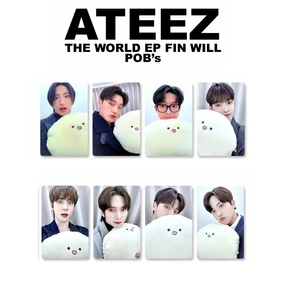 Album Kpop Idol ATEEZ THE WORLD EP FIN WILL Photocards