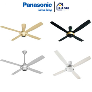 Quạt trần PANASONIC 4 cánh, nhập khẩu Malaysia, F56-MPG, F56-MZG, F56-XPG, có điều khiển