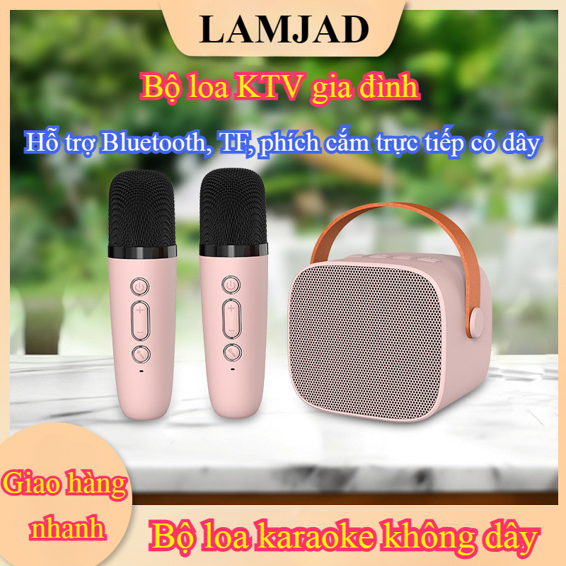 Loa Bluetooth Mini Kèm Micro Không Dây, Âm Thanh Sống Động, Thiết Kế Nhỏ Gọn - Nhiều Màu Sắc