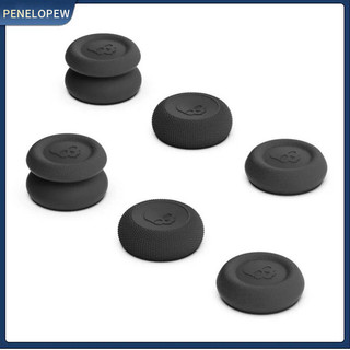 Pw 6 Chiếc Nắp Cần Điều Khiển Tương Thích Cho Sàn Hơi Nước Fps / tps Gà Ăn Hiện Vật Silicon Chống Trơn Trượt Ngón Tay Cái Cover