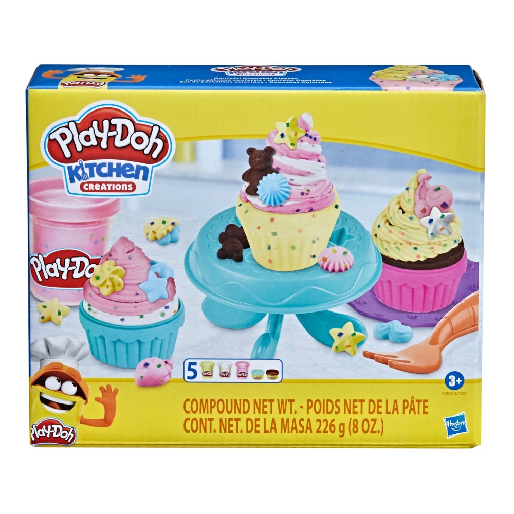 PLAY-DOH BẾP CONFETTI CUPCAKES PLAYSET Playdo Đồ chơi