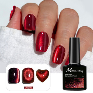 Gel mắt mèo không chứa niken 7,5ml Gel đánh bóng từ tính lấp lánh lấp lánh cho móng tay nghệ thuật