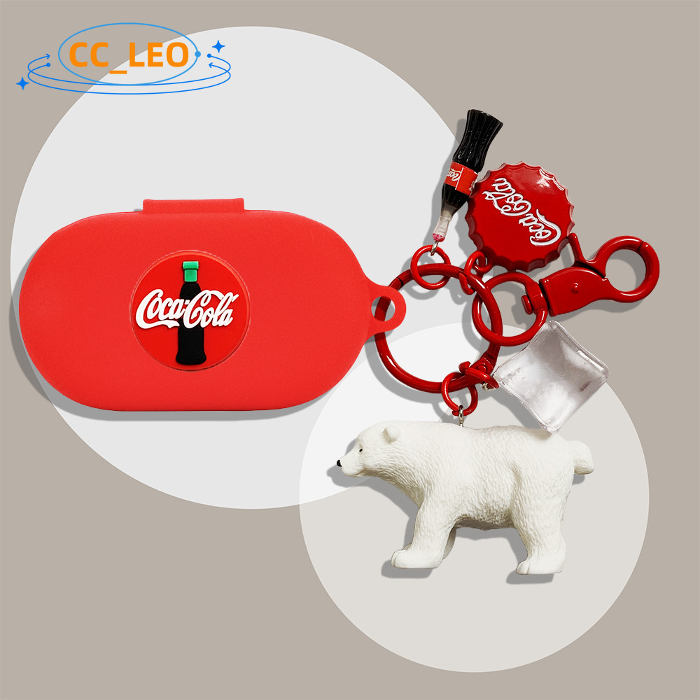 for Anker Soundcore V20i Case Suitable for Soundcore V20i Silicone Soft Case Cartoon Coke Pendant Cu