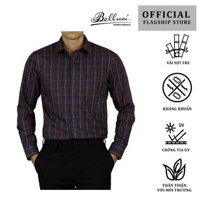   New Arrival  - Áo sơ mi nam dài tay cao cấp BELLUNI vải sợi tre - ABD.BP.BE.192.BR4 