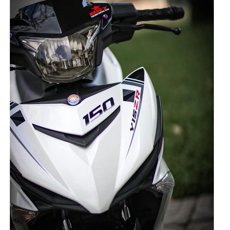 Tem rời xe Exciter EX 150 trắng đen chỉ đỏ y15zr