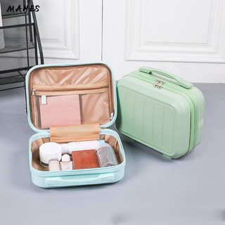 MAHES Vali du lịch, Vali cầm tay Mini 14 inch, Hộp đựng hành lý ABS du lịch chất lượng cao dành cho nữ