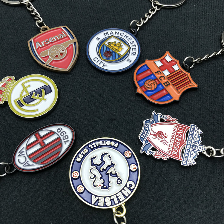 Manchester United Chelsea Arsenal Liverpool Đội bóng đá Câu lạc bộ Logo Biểu tượng Móc khóa LFC Mặt 