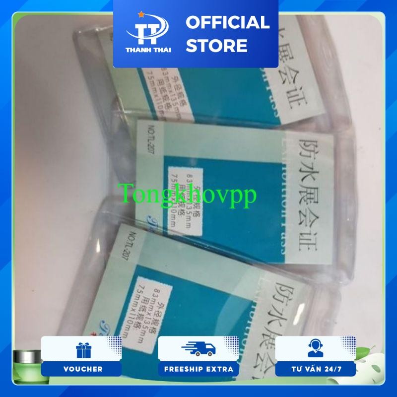 Mặt thẻ dọc 207- thẻ đeo nhân viên [Combo 5 chiếc]