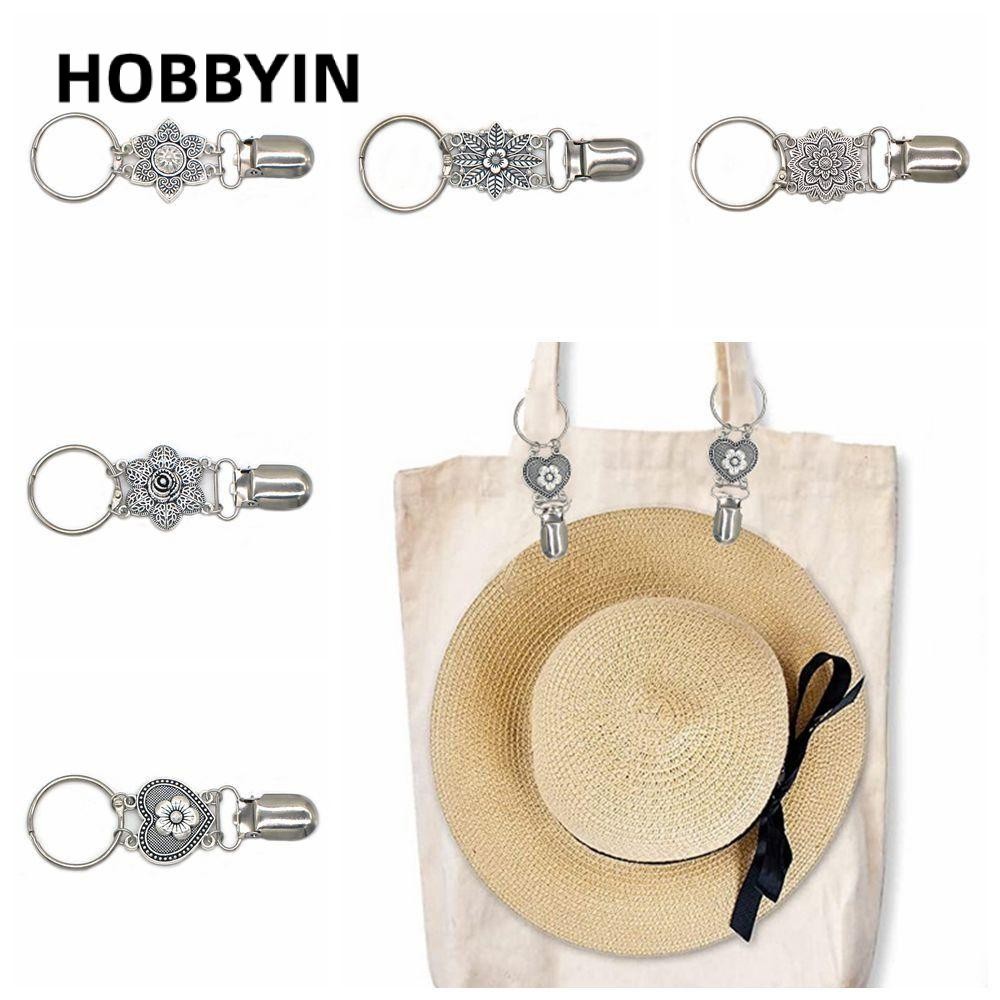 Kẹp mũ HOBBYIN, Phụ kiện túi xách Phụ kiện du lịch Kẹp vịt, Giá đỡ mũ hoa cổ điển Kẹp vịt đa chức năng Kẹp mũ kim loại cho túi xách du lịch