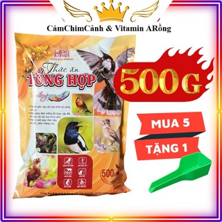 Cám chim Tổng Hợp Hiển Bảo Khánh - Mua 5 tặng 1 máng xúc cám