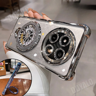  Ốp điện thoại Cho Honor X9A X9B X9C 5G X9 A B C X 9B 9C Mạ Trong Suốt Silicon Mềm Chống Sốc Cản Cạnh Túi Khí Chống Rơi Ốp điện thoại Bảo Vệ Có Giá Đỡ Con Quay Hồi Chuyển Gấp DY2 