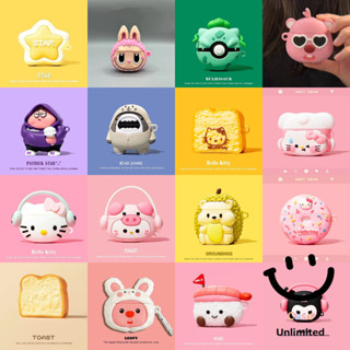 Áp dụng cho:GOOJODOQ J206 Case ốp tai ng Vỏ Tai Nghe Silicon Cá Tính Hoạt Hình Nhím Rồng Đen Chó Con