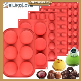  Bán Cầu Khuôn Silicon Cho Làm Bánh Giáng Sinh chocolate Bombs Phù Kẹo Caramel Ca Cao Bom Mái Vòm Bánh Mousse 