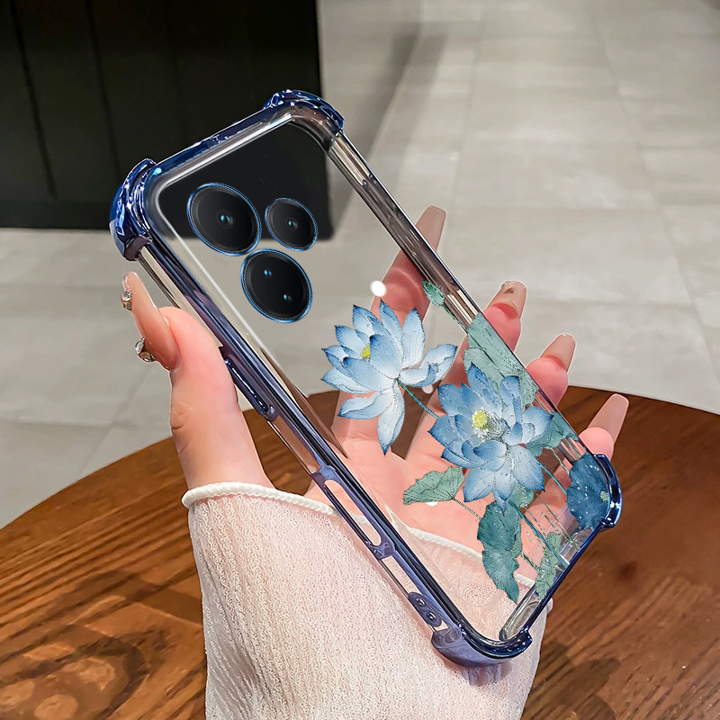 Ốp lưng Realme C53 C51 NOTE 50 C55 C61 C63 Narzo N63 C65 C67 c75 14x neo 7 Vỏ điện thoại sen chống r