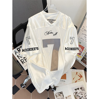 Áo thun ngắn tay thêu lưới thời trang dành cho nam và nữ lưới khô nhanh thoáng khí Bộ đồ tập thể thao cổ chữ V Jersey