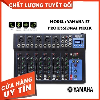 Mixer YAMAHA F7 BT hiệu ứng Hát Livestream, Thu Âm Karaoke Với Dàn Âm Thanh Gia Đình Livestream Kết Hợp Được Với Loa