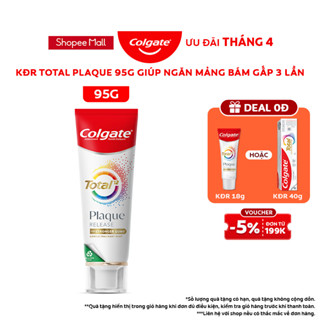 [MỚI] Kem đánh răng Colgate Total Plaque Release 95g/tuýp giúp khỏe nướu, ngăn mảng bám hiệu quả gấp 3 lần