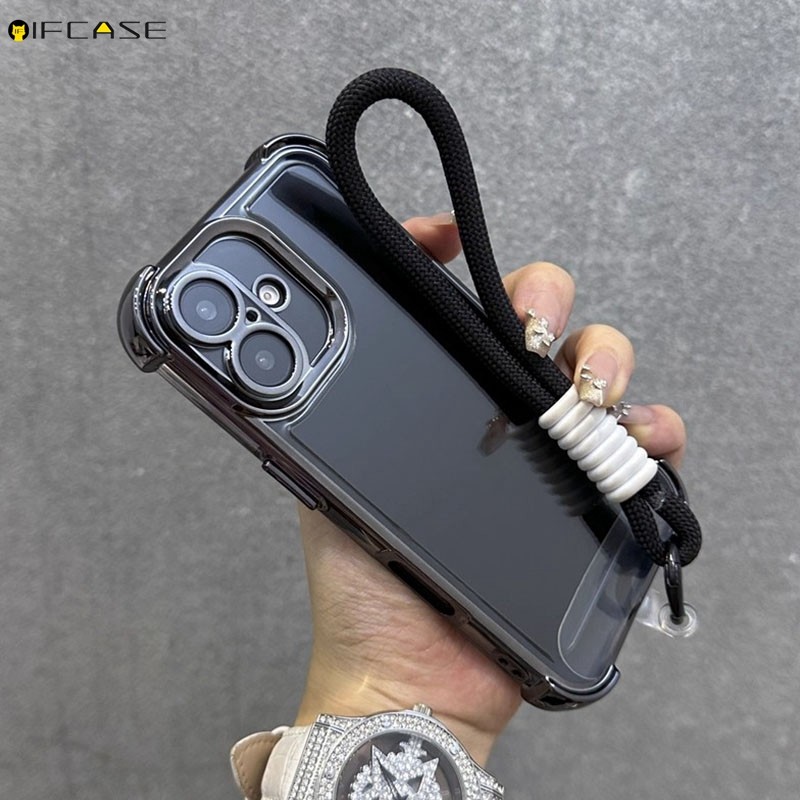 Dành Cho Xiaomi 15 14 14T 13 13T Pro Ultra Xiaomi15 Ốp Điện Thoại Có Dây Đeo Mạ Đơn Giản Sang Trọng 