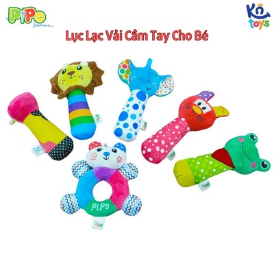 Lục Lạc Vải Cầm Tay Có Bóp Kêu Chíp Chíp PiPo Vietnam – Đồ Chơi Cho Trẻ Sơ Sinh