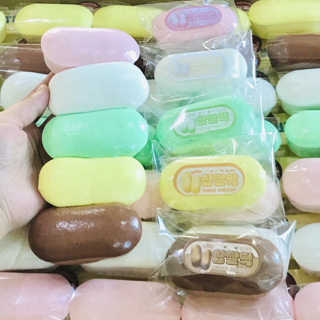 Sugar Squishy Macaron Color Breadsticks Squishy tăng chậm