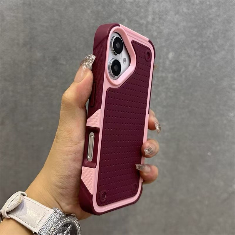 Ốp điện thoại cứng chống sốc dày 3 trong 1 sang trọng mờ cho IPhone 16 Pro Max 15 14 13 12 11 Pro Max 16 Plus Vỏ bảo vệ Camera Vỏ bọc toàn diện IPhone | BigBuy360 - bigbuy360.vn